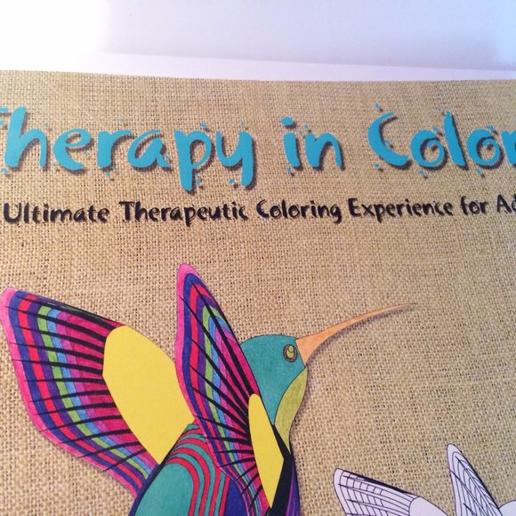 Therapy in Color - Coloring Book for Adults Multiple Subjects Like new - Picture 4 of 6